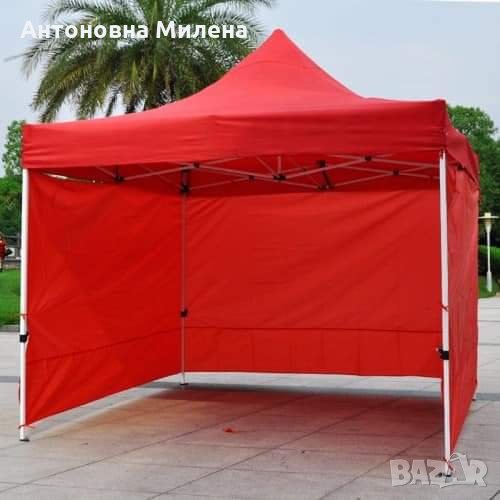 Сгъваема Градинска ШАТРА тип ХАРМОНИКА 3х3м, снимка 1