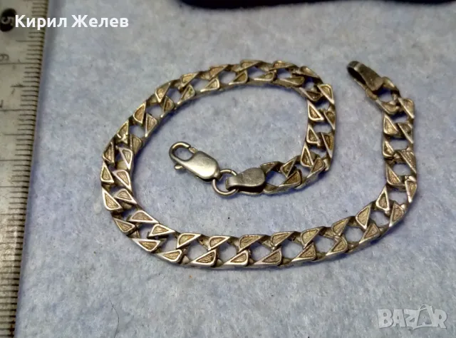 СТИЛНА ВИНТИДЖ АРТ МОДЕЛ СРЕБЪРНА ГРИВНА СРЕБРО 925 МАЙСТОРСКА БИЖУТЕРСКА ИЗРАБОТКА 47473, снимка 10 - Гривни - 49682476