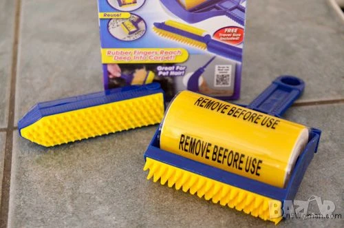 Уред за събиране почистване на косми от домашни любимци