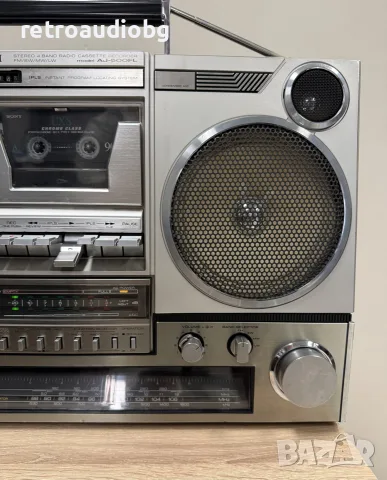 🔉Ретро колекционерски радиокасетофон AKAI AJ-500FL - Boombox - Профилактиран🔉, снимка 5 - Радиокасетофони, транзистори - 56001951
