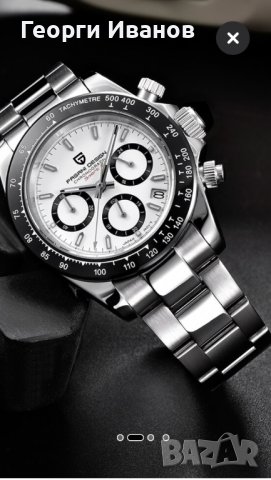 Pagani Design  Мъжки часовник Pagani Елегантен луксозен дизайн, стоманен, механизъм Seiko, снимка 3 - Мъжки - 42574554