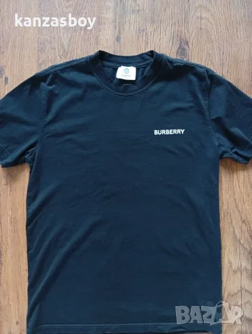 burberry monogram motif cotton tee - мъжка тениска р-р L, снимка 6 - Тениски - 55849062