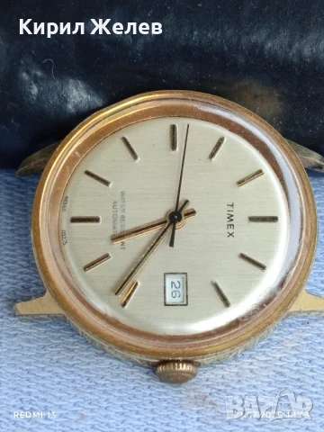 Стар механичен часовник TIMEX AUTOMATIC работи иска почистване рядък за КОЛЕКЦИЯ 32430, снимка 8 - Антикварни и старинни предмети - 51095395