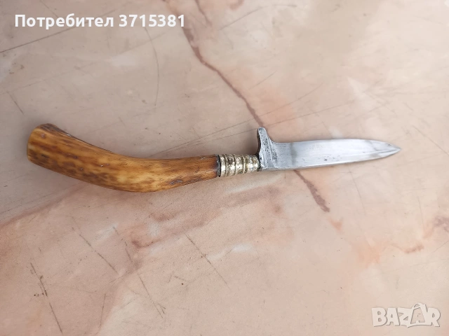 Нож с дръжка кокъл, снимка 4 - Ножове - 53657701