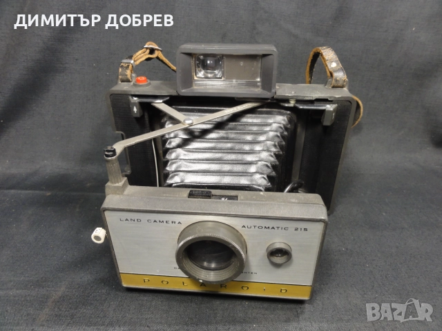 СТАР РЕТРО МЕХОВ ФОТОАПАРАТ POLAROID LAND CAMERA AUTOMATIC 215, снимка 2 - Антикварни и старинни предмети - 51658642