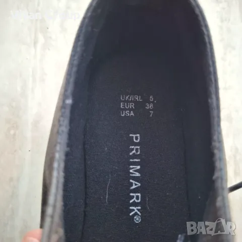 Черни  кожени детски кецове размер 38, снимка 8 - Детски маратонки - 47743504