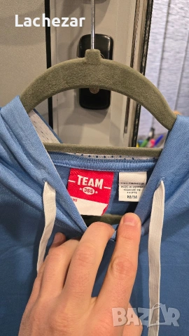 Мъжки суитчер с качулка размер М/L, снимка 3 - Спортни дрехи, екипи - 53138356