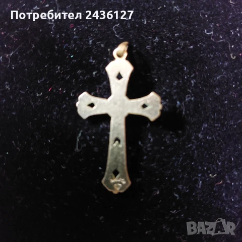 Позлатено кръстче, снимка 3 - Колиета, медальони, синджири - 50554227
