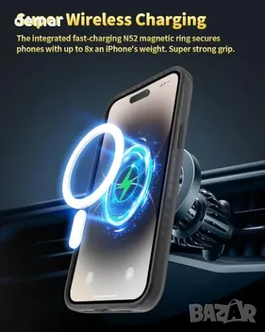 Калъф SCORPIFY за iPhone 15 Pro Max с MagSafe и маслиненозелен змийски принт, снимка 6 - Други стоки за дома - 56228537