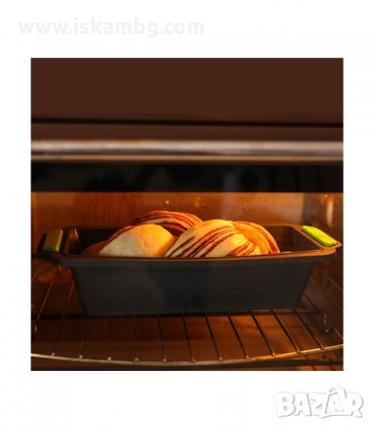 ПРАВОЪГЪЛНА СИЛИКОНОВА ФОРМА ЗА ПЕЧЕНЕ НА КЕКС ИЛИ ХЛЯБ - код 1893, снимка 17 - Форми - 33975692
