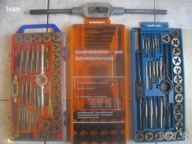 Резбонарезна цолова плашка размер 5-21 мм за въшна/вътрешна резба, снимка 5 - Други инструменти - 42267782