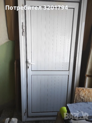 Алуминиева врата с каса 85/194см