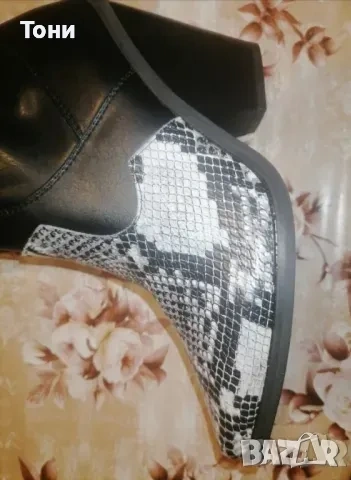 Нови Кожени Дамски Чизми 39 , снимка 6 - Дамски ботуши - 53434679