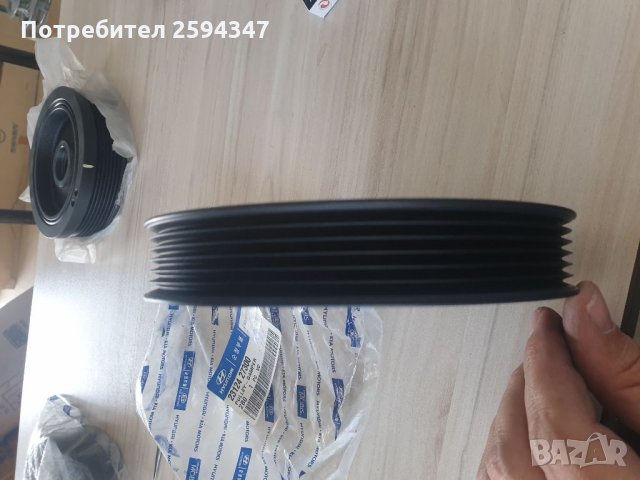 HYUNDAI KIA ACCENT ELANTRA SANTA FE SONATA V TRAJET TUCSON 1.5-2.0-2.2cc CRDI ШАИБА КОЛЯНОВ ВАЛ , снимка 2 - Части - 34357286