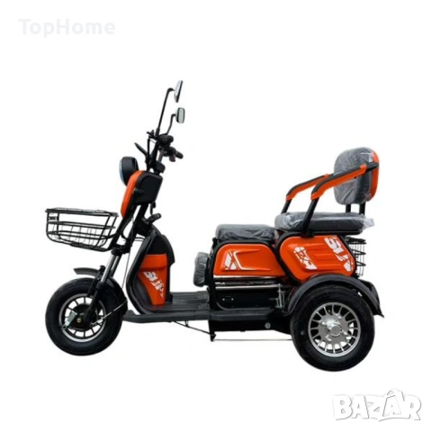  Електрическа Триместна Триколка X1 1800W, снимка 2 - Мотоциклети и мототехника - 41138170