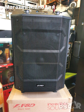 Караоке колона / Тонколона Fenda F&D T5 Trolley, 2.1, 33W, караоке, 3.5mm AUX, 6.3mm AUX, USB, FM, B, снимка 13 - Караоке - 44532190