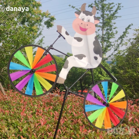 3666 Голяма градинска въртележка Велосипед Дъга с животинче, снимка 14 - Градински мебели, декорация  - 40366406