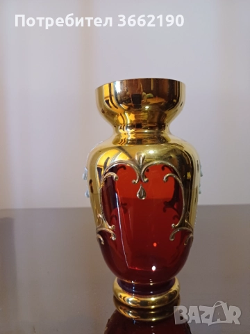 Ваза "Бохемия", снимка 2 - Вази - 52586069