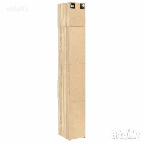 vidaXL Тесен шкаф, сонома дъб, 30x42,5x225 см, инженерно дърво, снимка 8 - Бюфети - 56146897