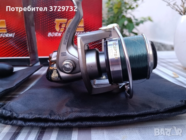 продавам четири броя шаранджийски макари Tica Scepter GTX, снимка 5 - Макари - 52438291