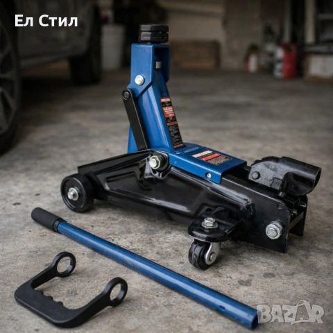 Хидравличен крик крокодил 3 тона - мобилен с колела, снимка 4 - Други инструменти - 53804693