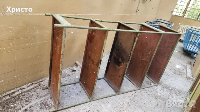 Тръбни стелажи 220х50х115см, снимка 6 - Стелажи и щандове - 55886943