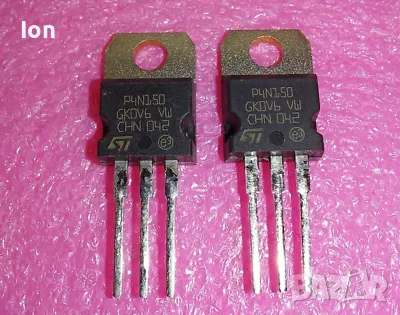 STP4N150 n-mosfet, 1500V, 4A, 160W, 5R0, снимка 1 - Друга електроника - 48493120