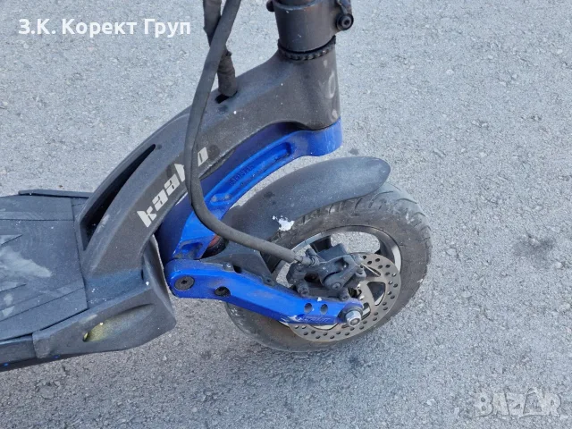 Електрически скутер-тротинетка KAABO MANTIS 10 ECO 800W BLUE ДО 50 КМ/Ч, снимка 4 - Друга електроника - 55987228