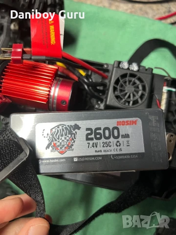 Hosim X07W безчетков мотор RC кола 1/10  Безчеткова скорост 68km/ч Хоби клас 4WD Всички терени, снимка 11 - Коли, камиони, мотори, писти - 51143800