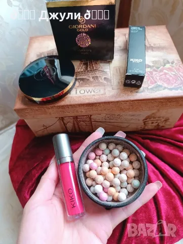 Сет от червило Kiko Milano и озаряващи перли за лице, снимка 2 - Други - 50387542