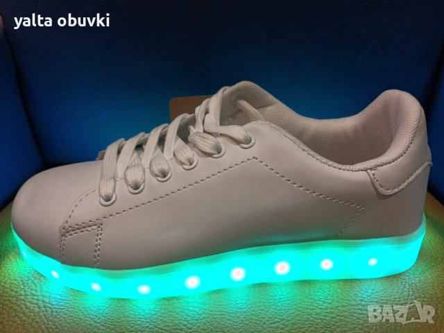 Светещи кецове PLIWAMA , снимка 6 - Маратонки - 40367335