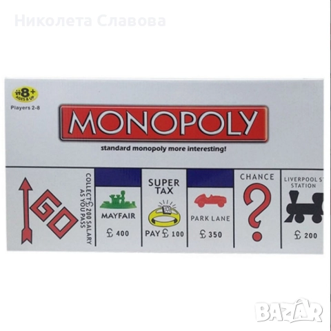 Забавна игра за цялото семейство Monopoly, снимка 2 - Образователни игри - 52238485