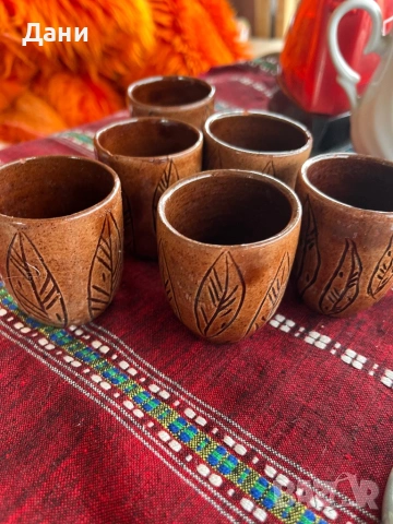  6 Чашки за ракия , снимка 3 - Антикварни и старинни предмети - 53385882