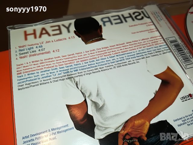 USHER YEAH CD BMG ARISTA-ВНОС GERMANY 0604230837, снимка 13 - CD дискове - 40273392