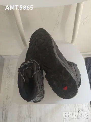 Мъжки кожени туристически обувки Salomon Quest 04 (№ 44), снимка 4 - Други - 50401086