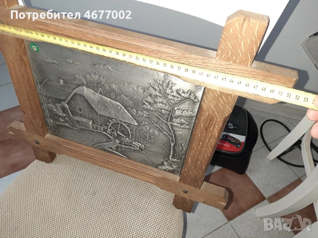 калаено сребърна картина, снимка 2 - Антикварни и старинни предмети - 53517781