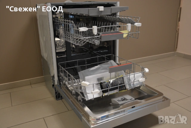 Съдомиялна за вграждане с лице Bosch SMU4EVS09E с Автоматично отваряне, снимка 6 - Съдомиялни - 53332779