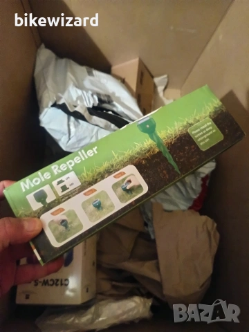 Соларен репелент против къртици, ултразвуков репелент против полевки, репелент против животни НОВИ, снимка 5 - Градинска техника - 53013907