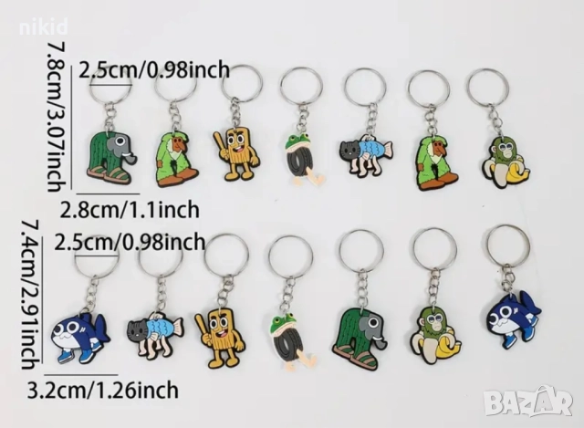 ITALIAN BRAINROT ключодържател гумен, снимка 3 - Други - 52796524