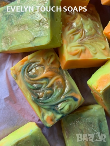 Ръчно изработен сапун “Печена ябълка и канела 5 лв., снимка 4 - Козметика за тяло - 52807232