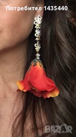 Обеци от серията “Тайната градина” на дизайнерката Анелия Милчева, снимка 2 - Обеци - 41678397