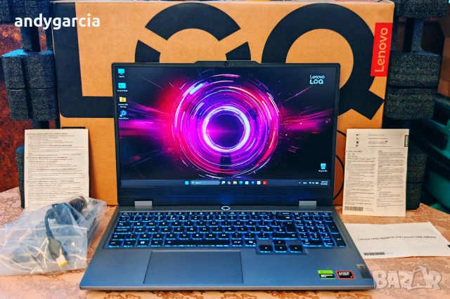 NVidia RTX 5060 8GB/AMD Ryzen 7 250/16GB RAM/512GB SSD NVME/15.6 IPS 144hz/Lenovo LOQ