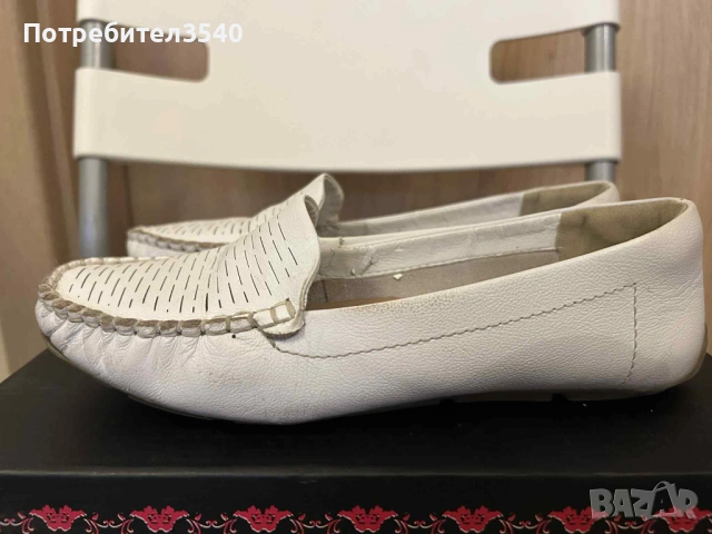 Бели мокасини Ramarim, снимка 6 - Дамски ежедневни обувки - 53577263