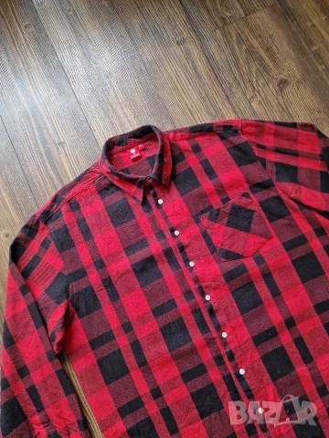 Страхотна мъжка зимна риза ENGELBERT STRAUSS, размер 2XL , снимка 3 - Ризи - 52886824