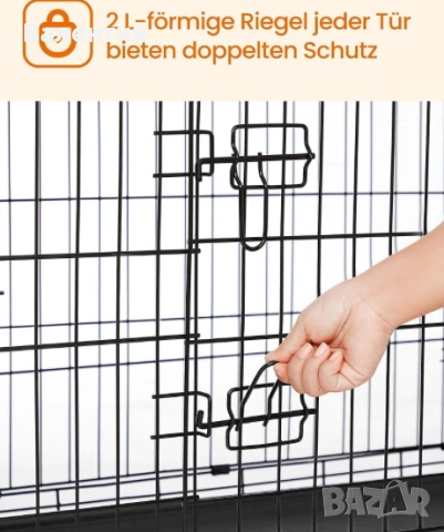 Сгъваема метална клетка за кучета, снимка 7 - За кучета - 53161380