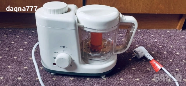 Уред за готвене на пара и блендер за бебета, многофункционален НЕМСКИ, снимка 2 - Кухненски роботи - 52140801