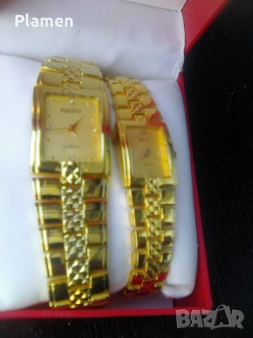 Два кварцови часовника мъжки и дамски реплика на РАДО, снимка 1