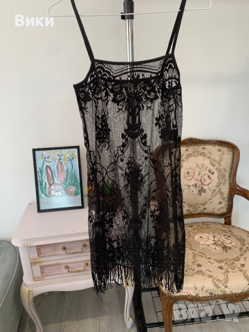 Плажна рокля в размер 38, подходяща за S/M, снимка 2 - Рокли - 44922632