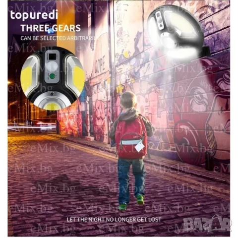 Соларна лампа със сензор и дистанционно управление LB-1288A, снимка 2 - Соларни лампи - 50733526