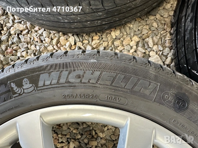 Оригинални джанти за Ауди 20ки, 5х112 8.5J ET33, с гуми 255/45, снимка 3 - Гуми и джанти - 53750214